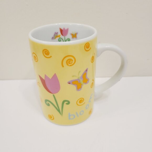 GAC Bunny Ceramic Mug Great American Classics Coffee Tea Rabbit Bloom Cup - Picture 3 of 5